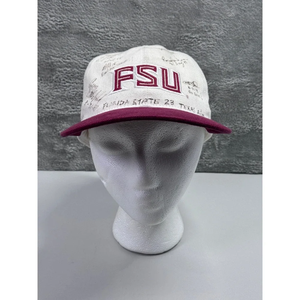 Florida State University Seminoles Nike Dri-Fit Adjustable Hat NCAA White FSU